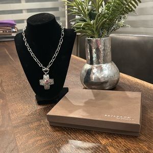 Silpada cross pendant necklace